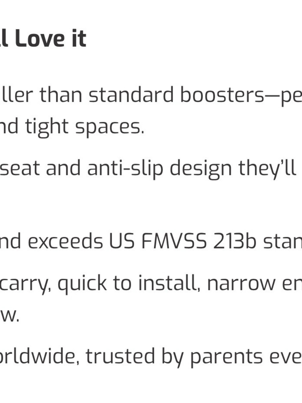 MiFold Booster Seat Compact Travel Booster in Black and Red - Picture 11 of 14